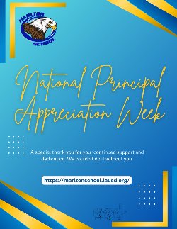 Principal Appreciation Week